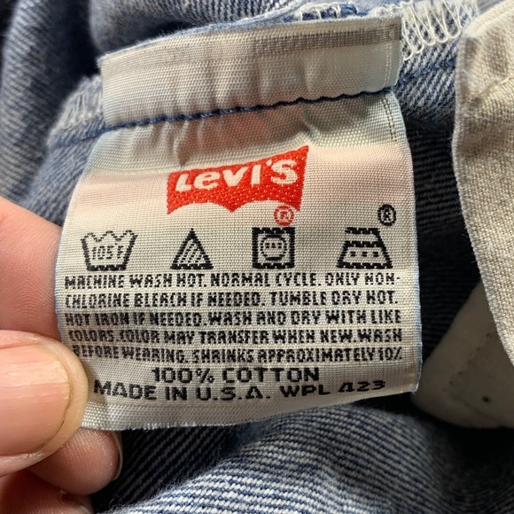 VTG 90s Levi's 501XX Jeans Mens 44x32 Fit 38x30 Button Fly Original Fit Made USA - Picture 11 of 12